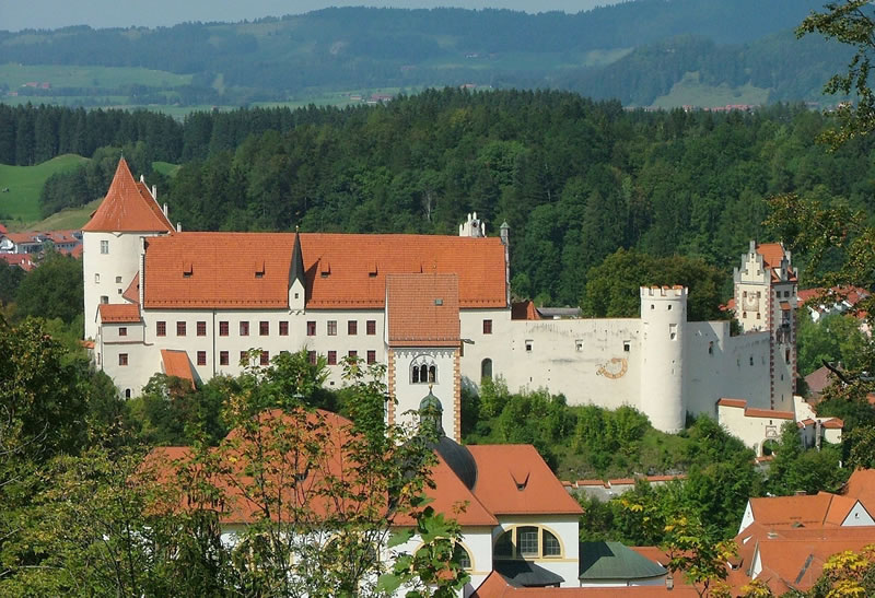 Das Hohe Schloss in Füssen im Allgäu