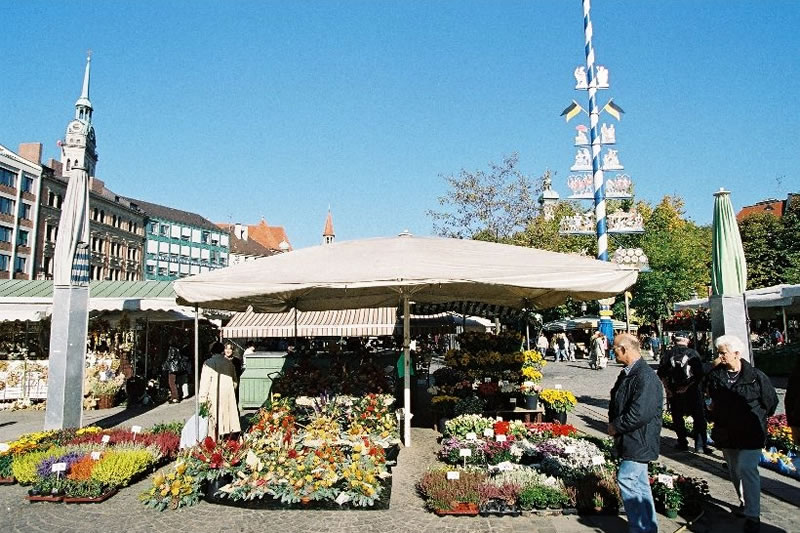 Viktualienmarkt München, Bildquellennachweis: Nagy/Presseamt München