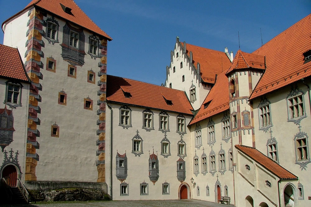 Füssen Hohes Schloss Innenhof